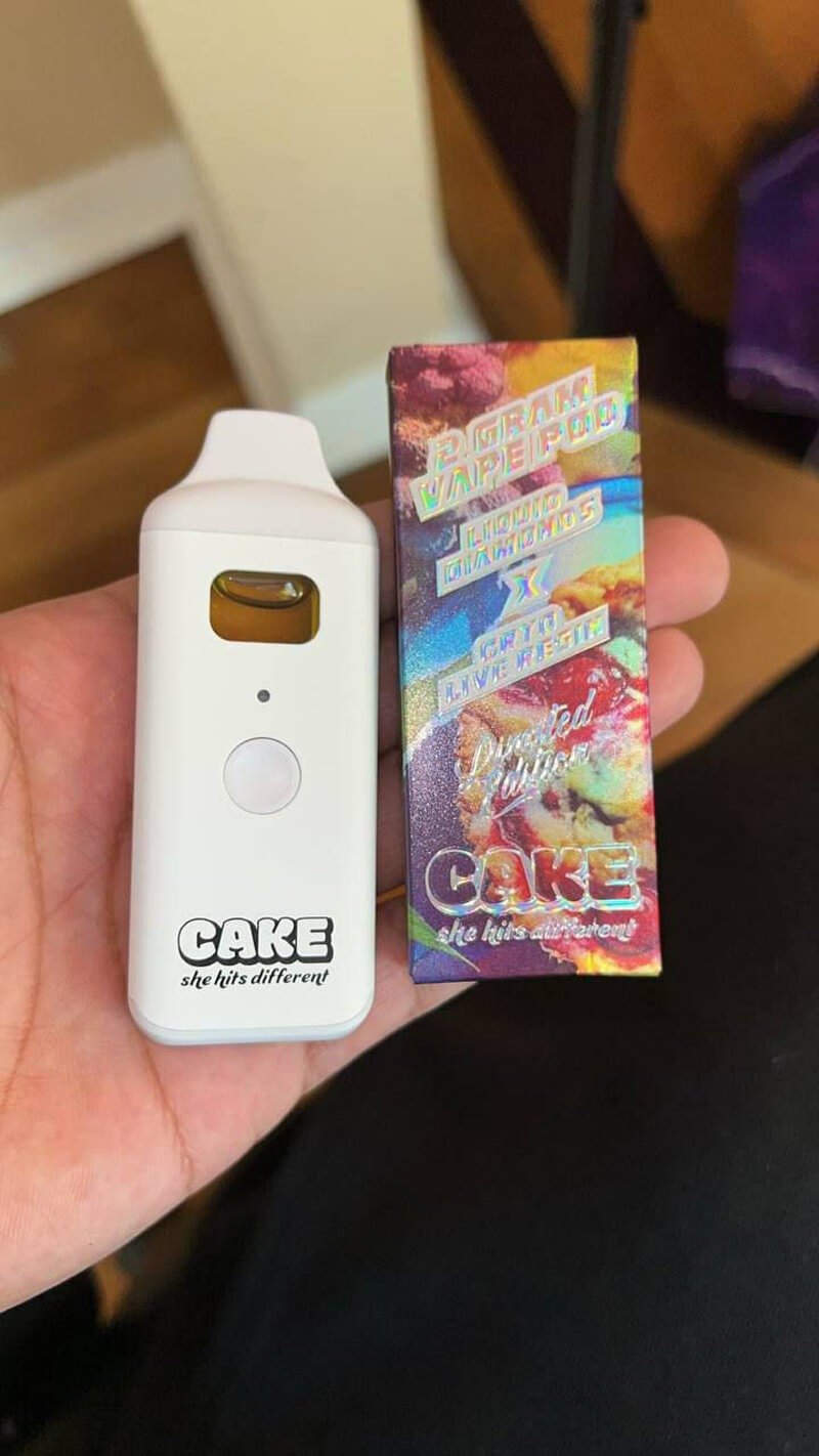 Cake disposable 89%THC vapes